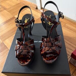 Yves Saint Laurent Tortoiseshell Heels